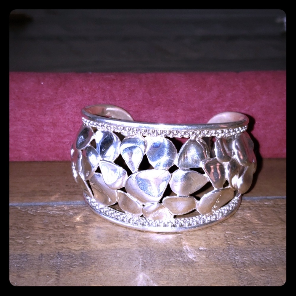 Michael Dawkins sterling silver bangle.